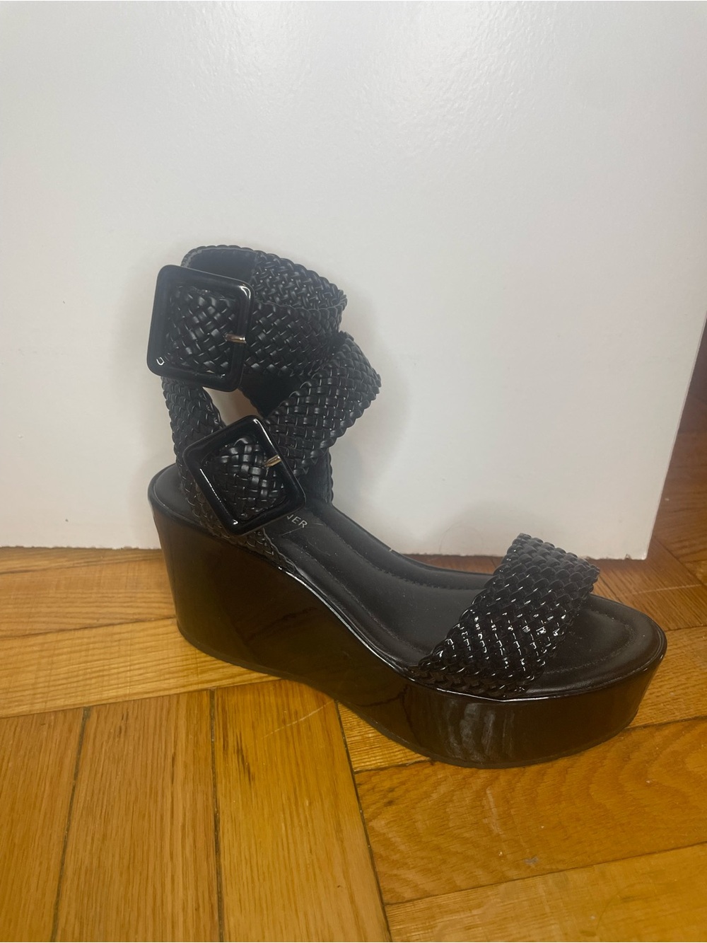 Donald J Pliner Woven Platform Wedge Sandals